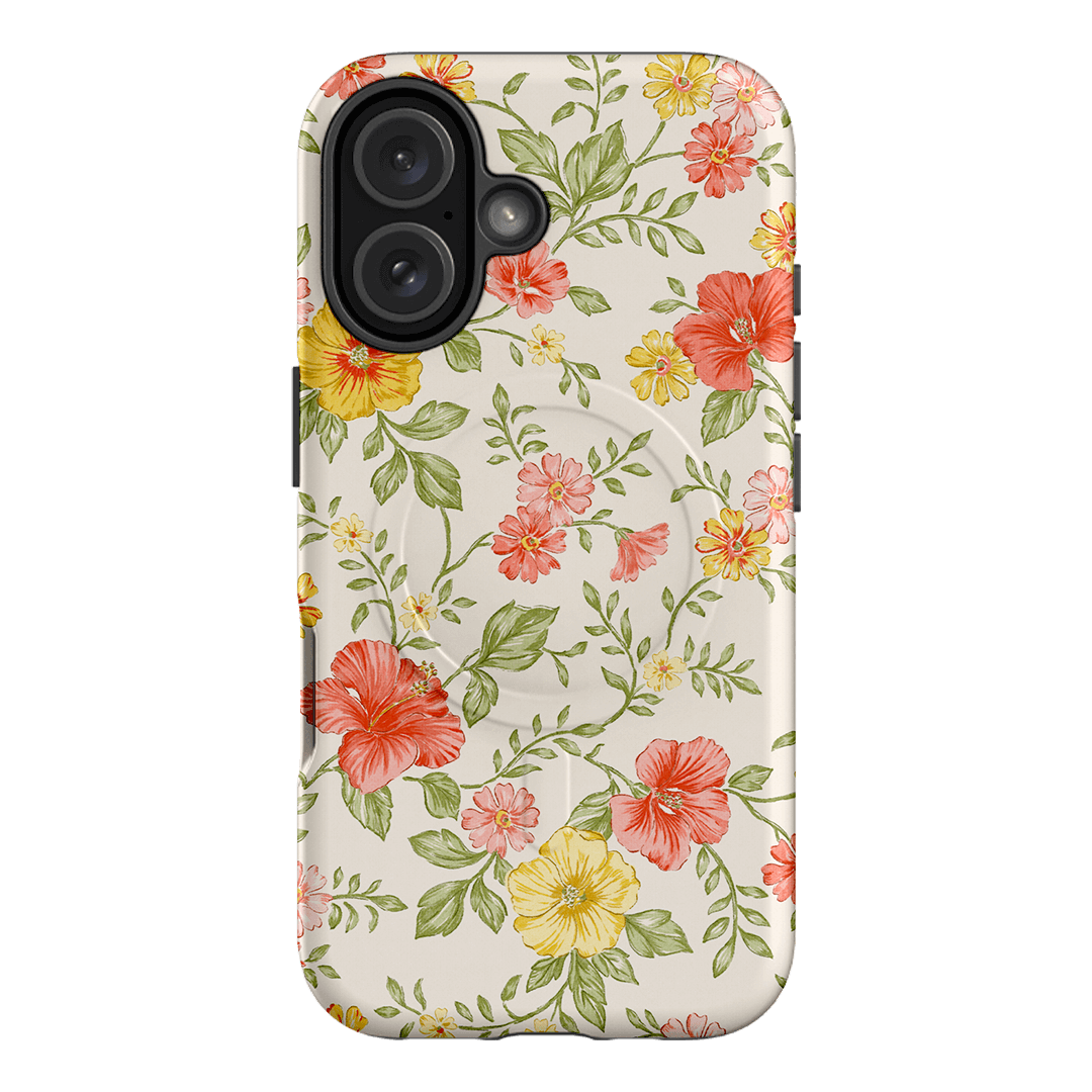 Hibiscus Printed Phone Cases iPhone 16 / Armoured MagSafe by Oak Meadow - The Dairy