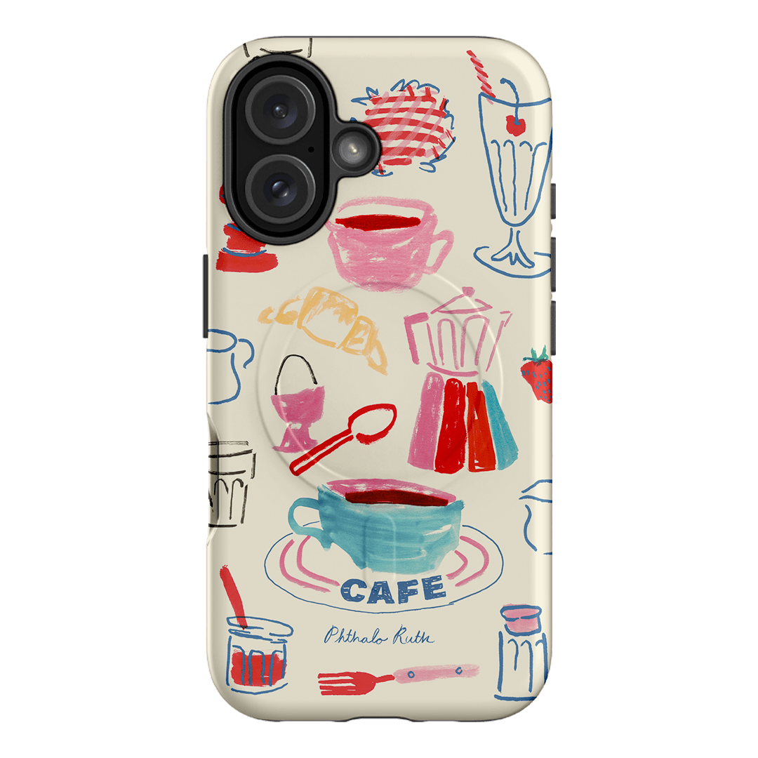 Home Cafe Printed Phone Cases iPhone 16 / Armoured MagSafe by Phthalo Ruth - The Dairy