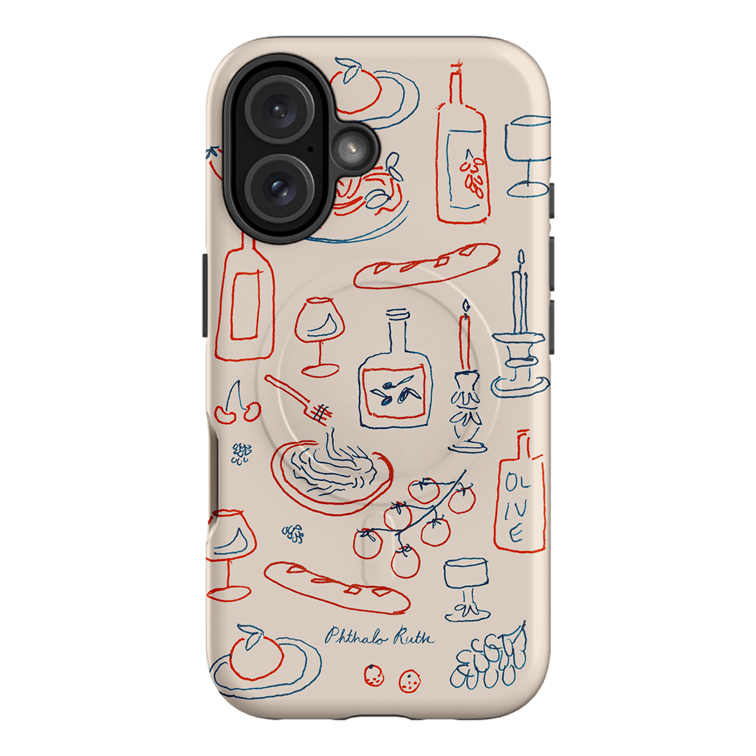 Italian Fare Printed Phone Cases iPhone 16 / Armoured MagSafe by Phthalo Ruth - The Dairy