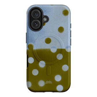 Lake Polka Dot Printed Phone Cases iPhone 16 / Armoured MagSafe by Jasmine Dowling - The Dairy