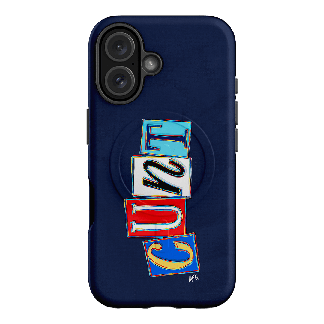 Lil Cnts Blue Printed Phone Cases iPhone 16 / Armoured MagSafe by Margarbs Art - The Dairy