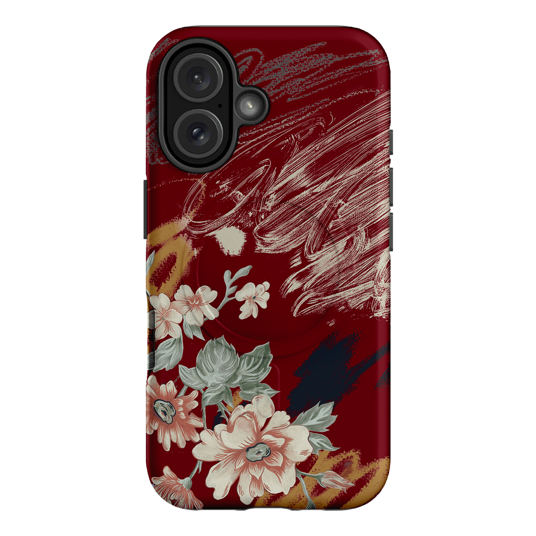 Love Floral Printed Phone Cases iPhone 16 / Armoured MagSafe by Desmond & Dempsey - The Dairy