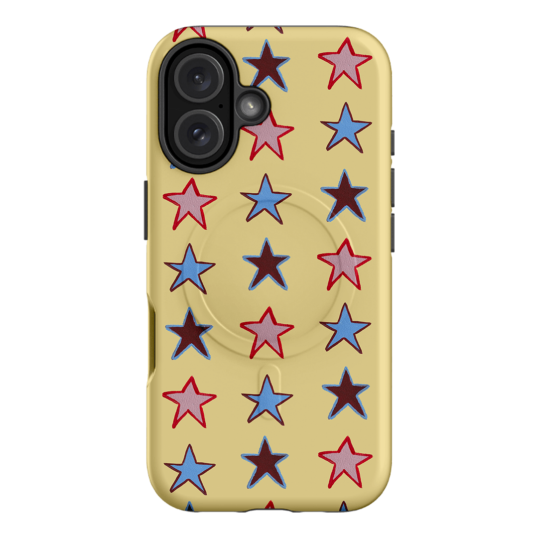 Lucky Stars Butter Printed Phone Cases iPhone 16 / Armoured MagSafe by BG. Studio - The Dairy