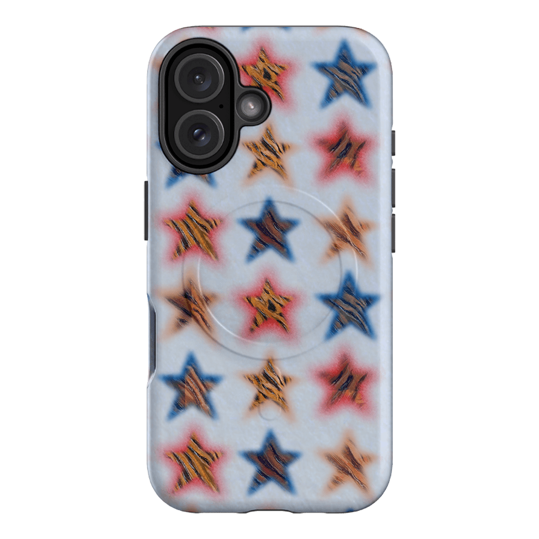 Lucky Stars Tiger Printed Phone Cases iPhone 16 / Armoured MagSafe by BG. Studio - The Dairy