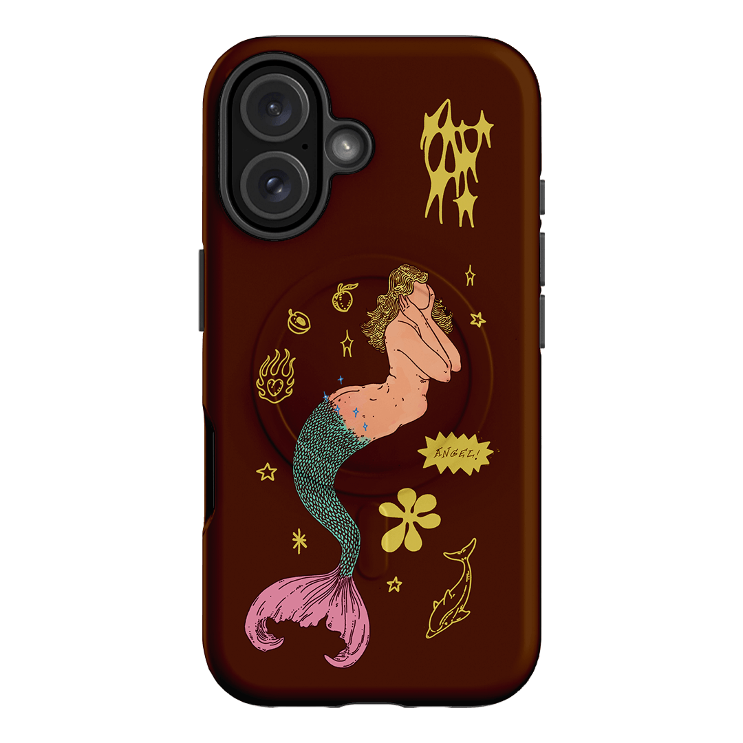 Mimi Chocolate Printed Phone Cases iPhone 16 / Armoured MagSafe by Easty Beasty - The Dairy