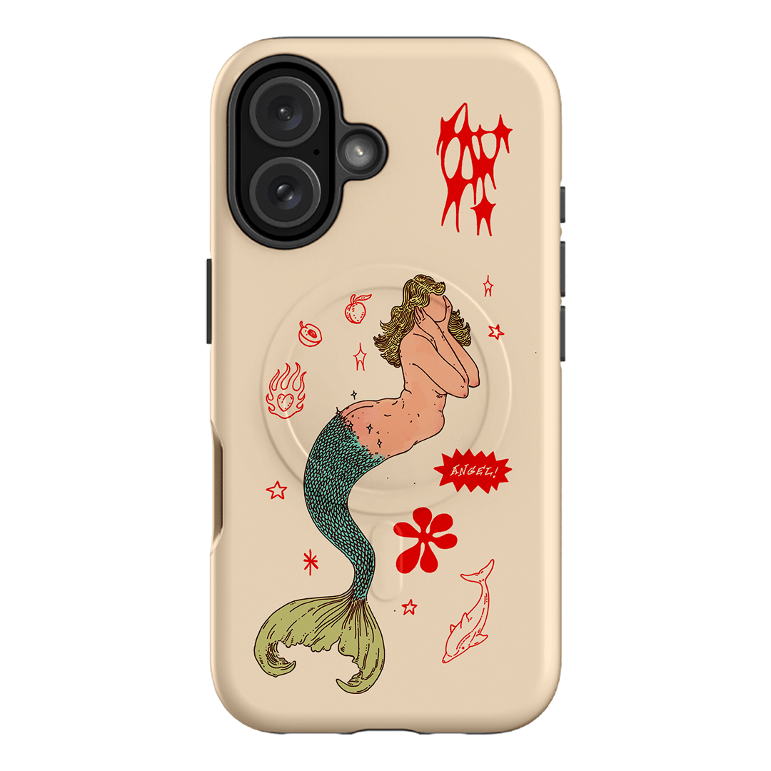Mimi Cream Printed Phone Cases iPhone 16 / Armoured MagSafe by Easty Beasty - The Dairy