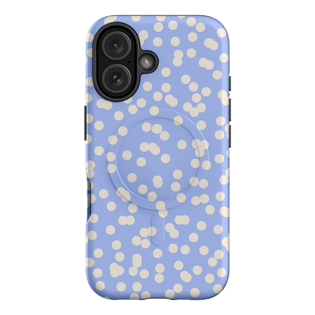 Mini Confetti Periwinkle Salt Printed Phone Cases iPhone 16 / Armoured MagSafe by Veronica Tucker - The Dairy