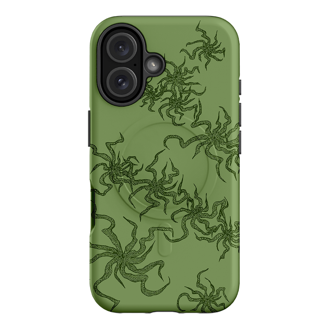 Night Moss Printed Phone Cases iPhone 16 / Armoured MagSafe by Stormi Bree - The Dairy