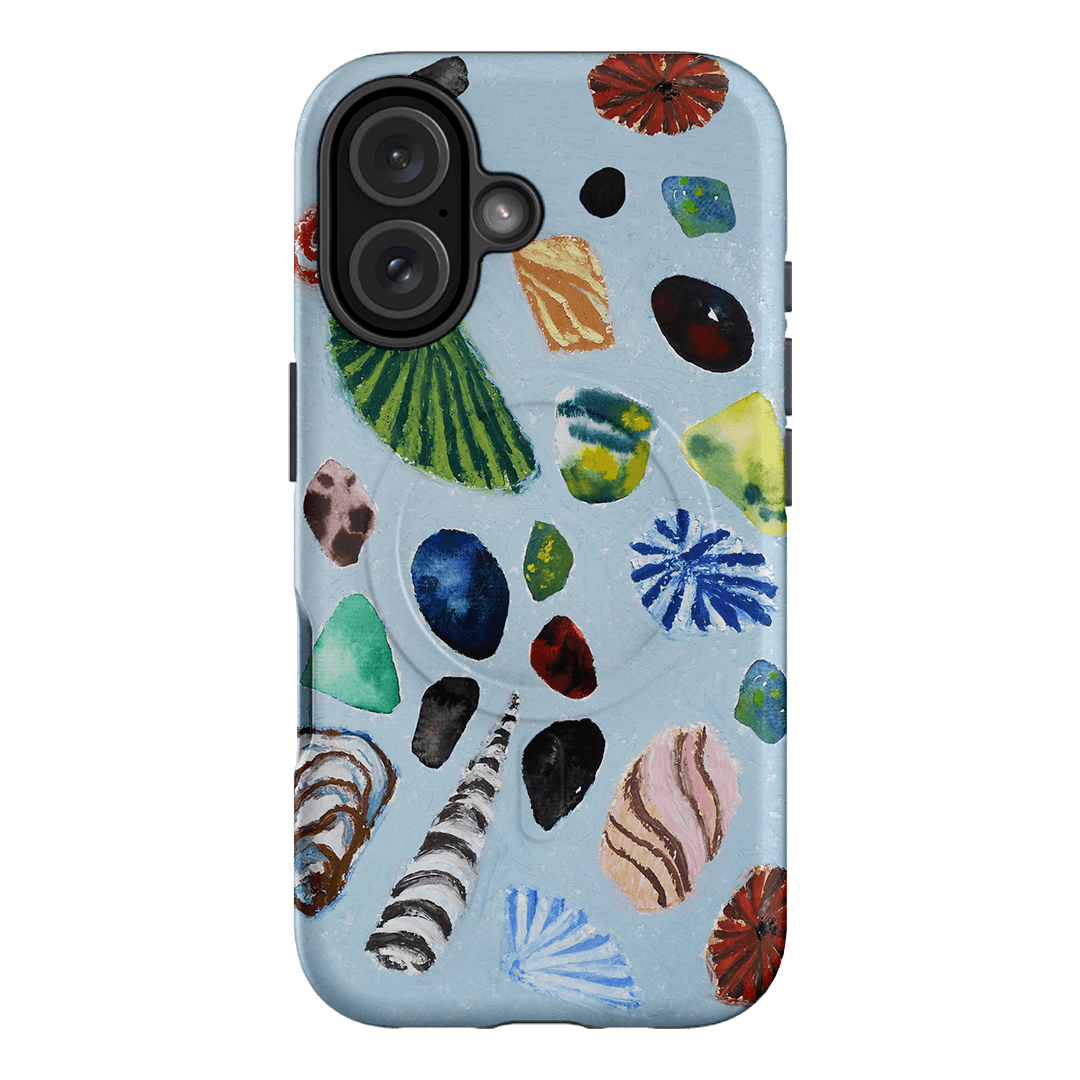 Ocean Currency Printed Phone Cases iPhone 16 / Armoured MagSafe by Lisa Hu - The Dairy