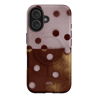 Rust Polka Dot Printed Phone Cases iPhone 16 / Armoured MagSafe by Jasmine Dowling - The Dairy