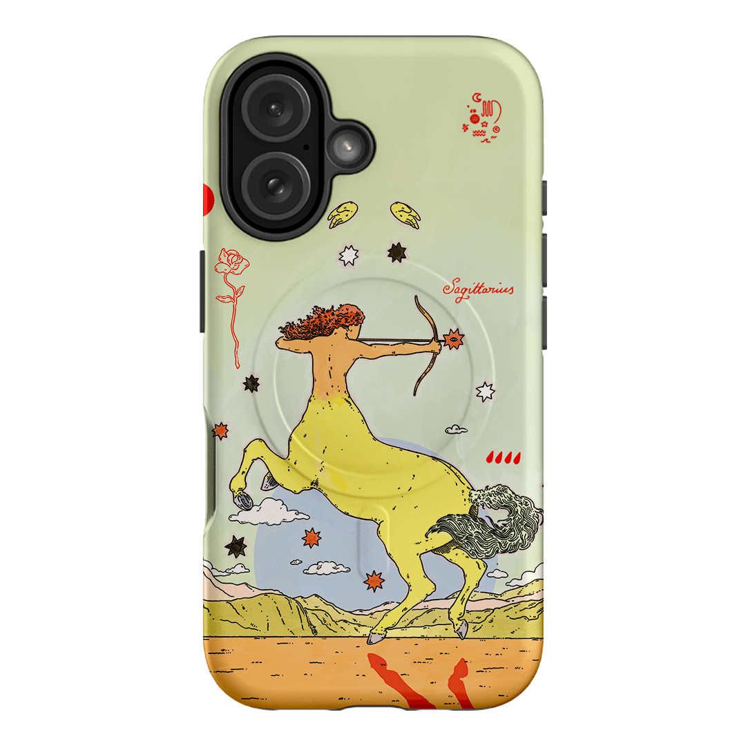 Sagittarius Season Printed Phone Cases iPhone 16 / Armoured MagSafe by Easty Beasty - The Dairy