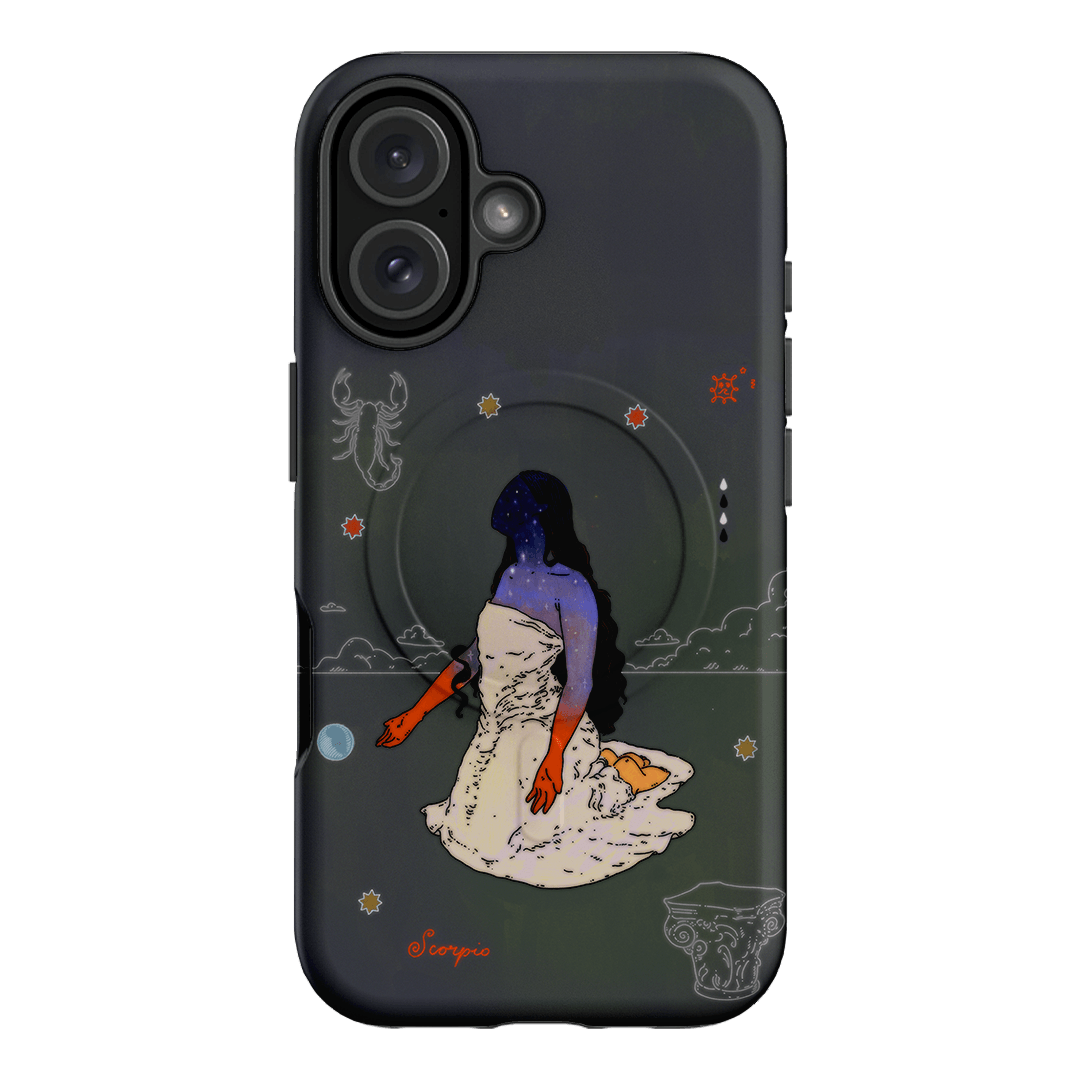 Scorpio Season Printed Phone Cases iPhone 16 / Armoured MagSafe by Easty Beasty - The Dairy