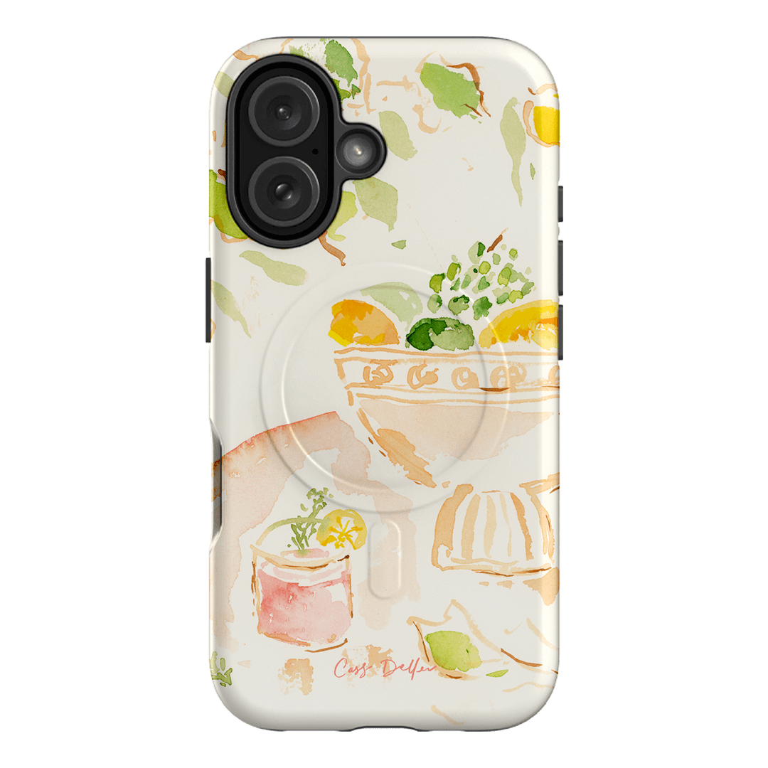 Sorrento Printed Phone Cases iPhone 16 / Armoured MagSafe by Cass Deller - The Dairy