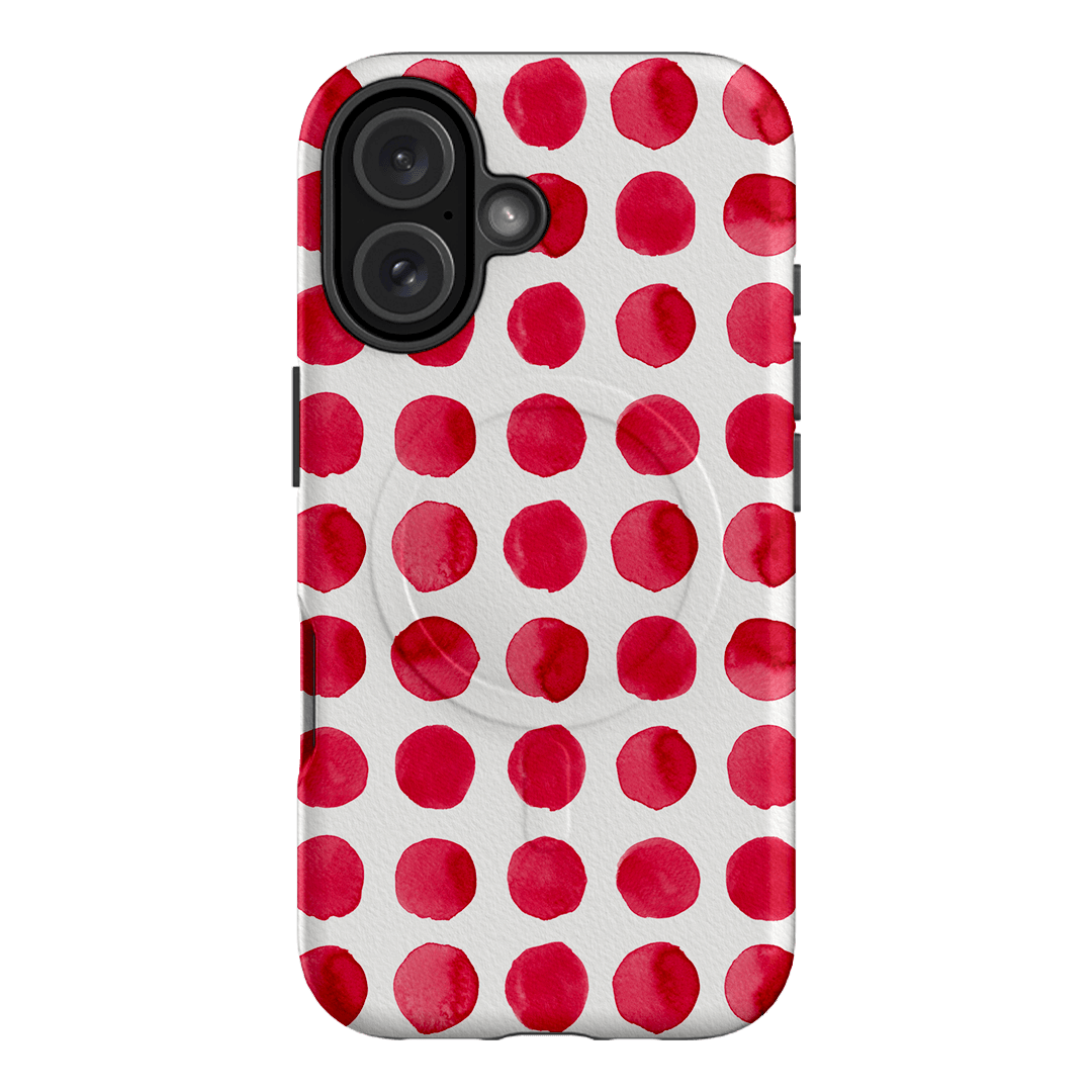 Spots in Red Printed Phone Cases by The Dairy - The Dairy