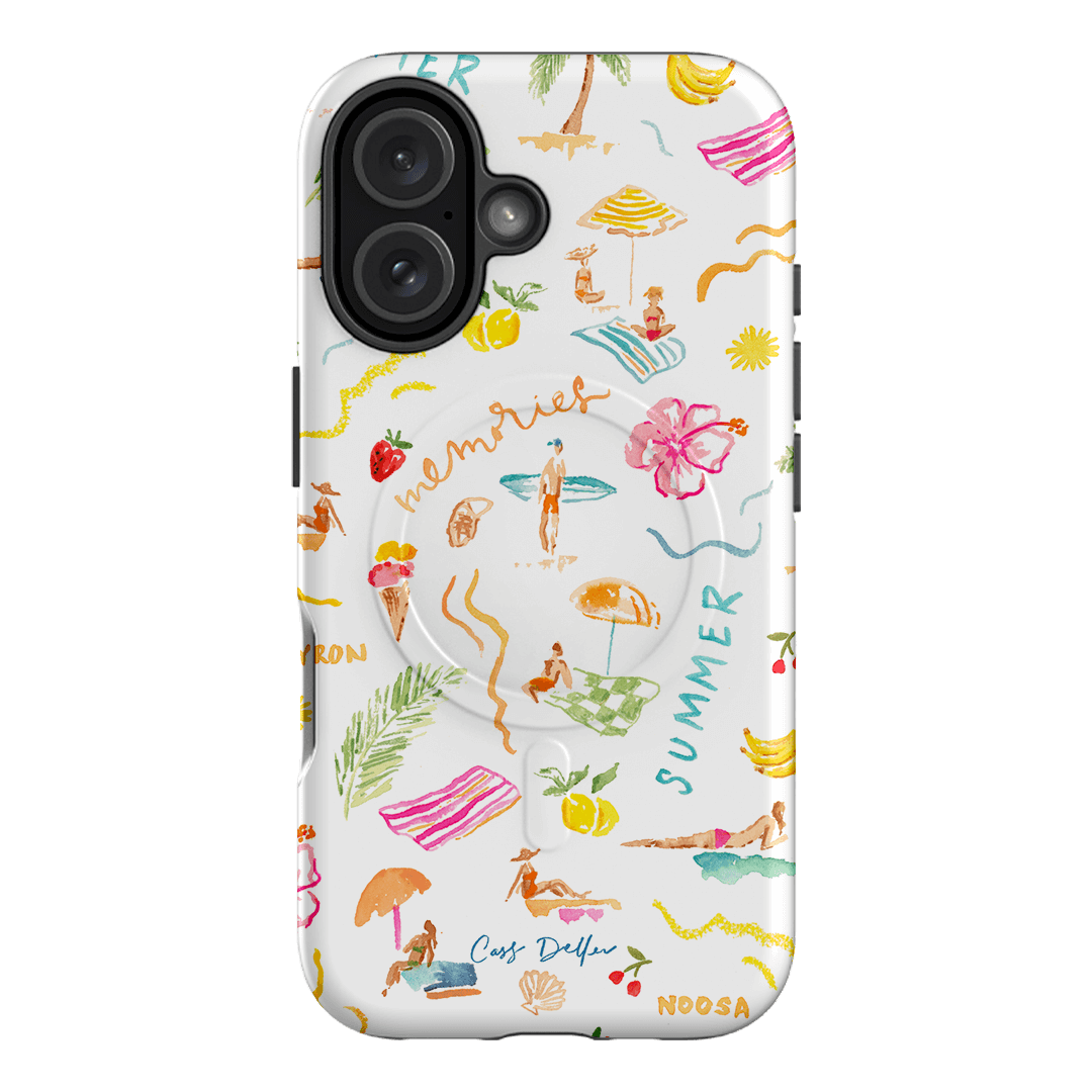 Summer Memories Printed Phone Cases iPhone 16 / Armoured MagSafe by Cass Deller - The Dairy