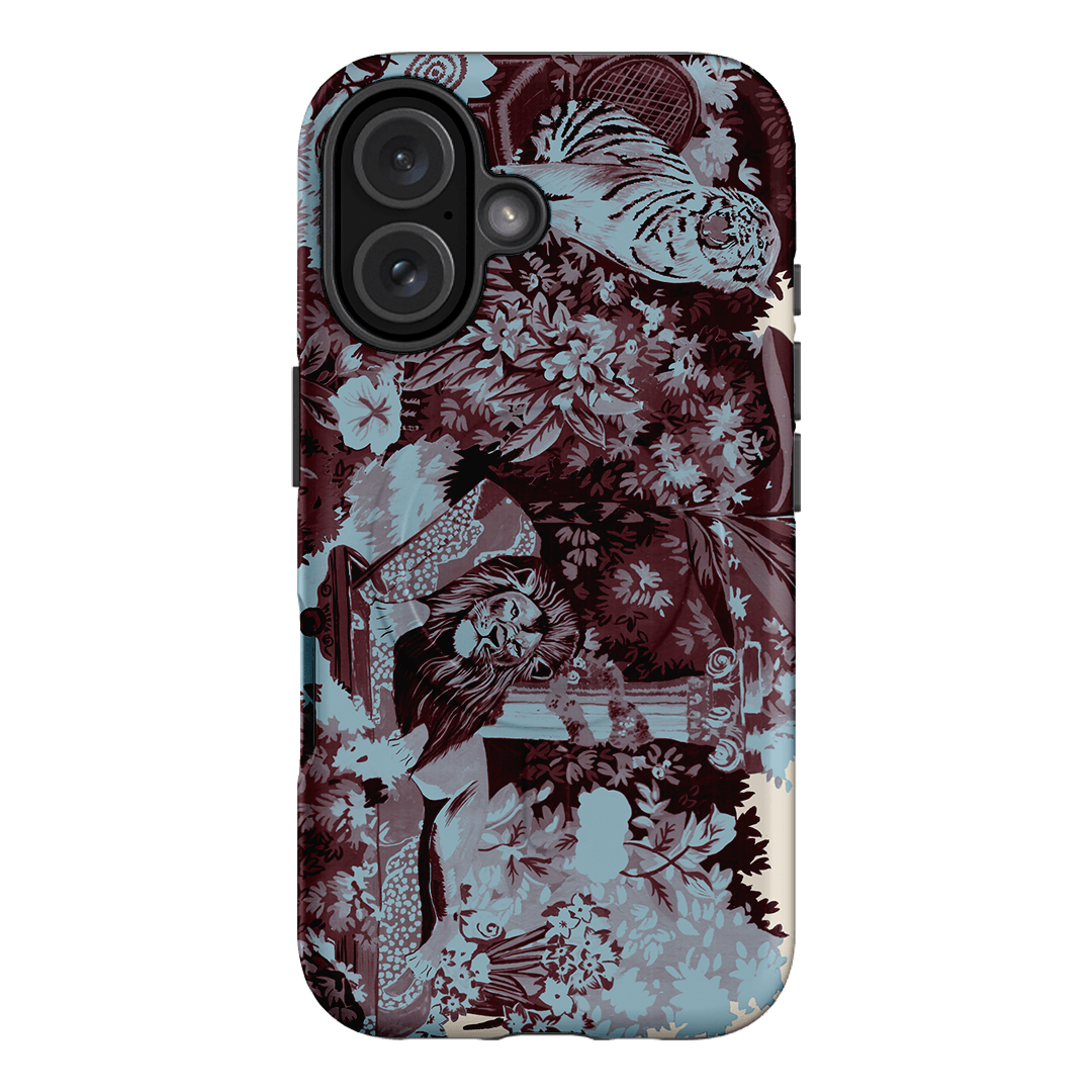 Tippi Blue Printed Phone Cases iPhone 16 / Armoured MagSafe by Desmond & Dempsey - The Dairy