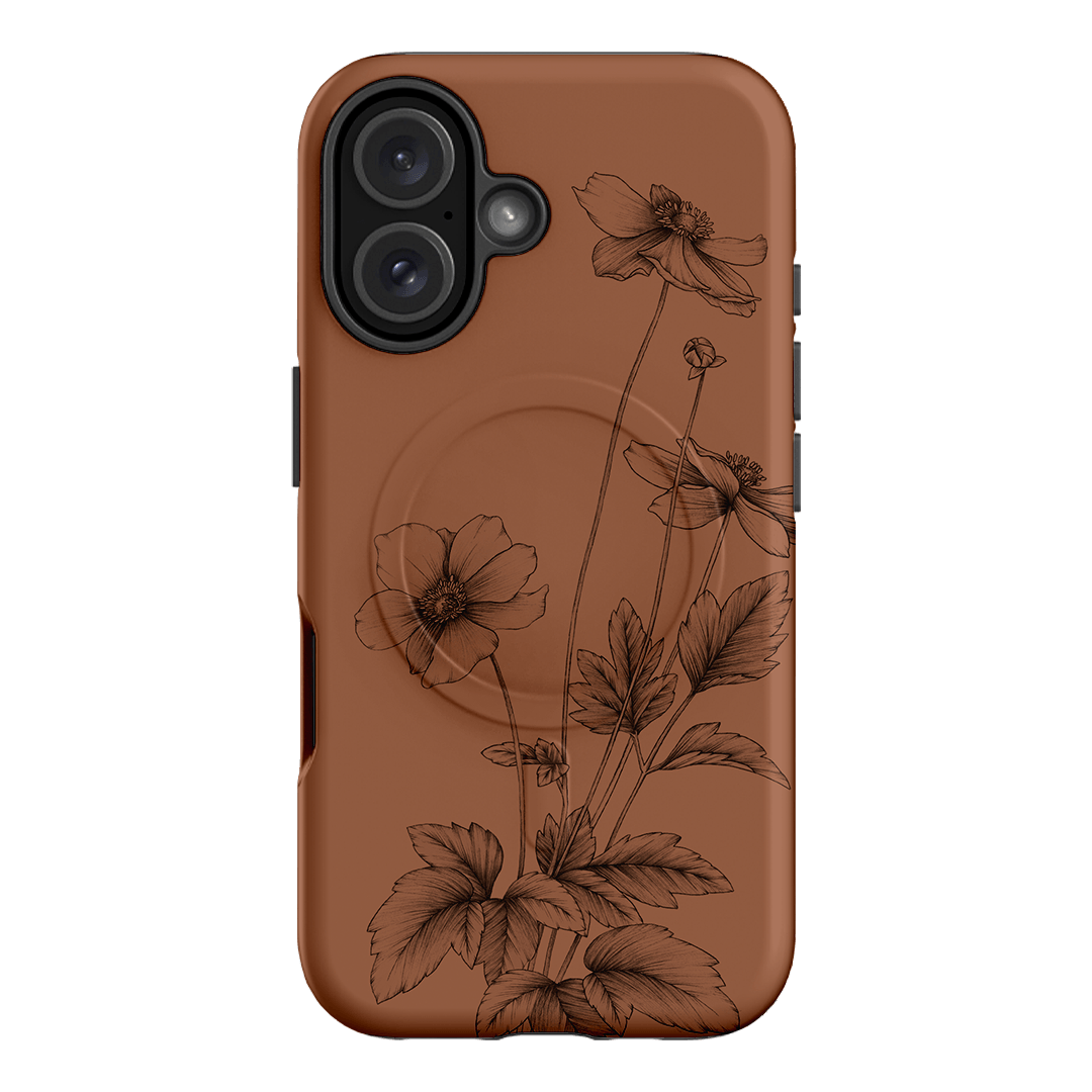 Windflowers Study Printed Phone Cases iPhone 16 / Armoured MagSafe by Typoflora - The Dairy