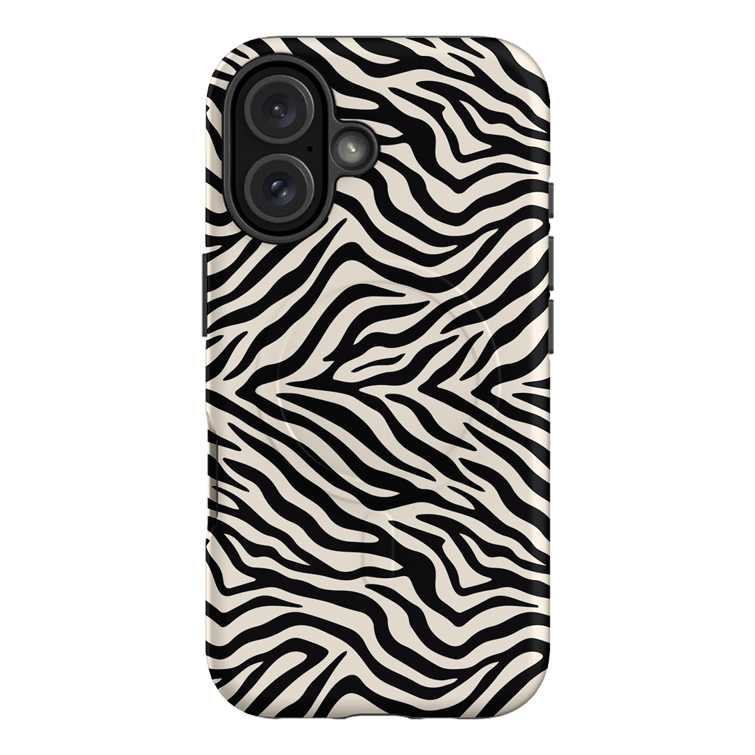 Zebra Ink Printed Phone Cases iPhone 16 / Armoured MagSafe by The Dairy - The Dairy