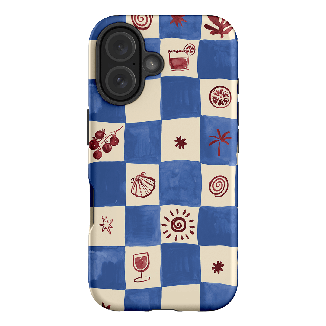 Afternoon Mezze Cornflower Printed Phone Cases iPhone 16 / Armoured by Charlie Taylor - The Dairy