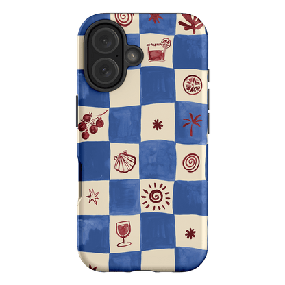 Afternoon Mezze Cornflower Printed Phone Cases iPhone 16 / Armoured by Charlie Taylor - The Dairy