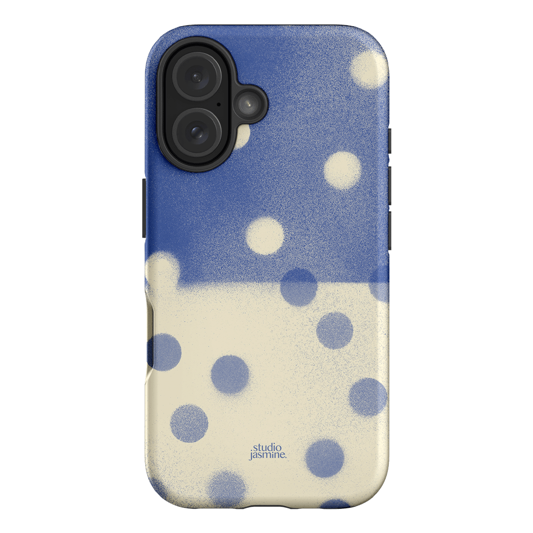 Bleu Polka Dot Printed Phone Cases iPhone 16 / Armoured by Jasmine Dowling - The Dairy