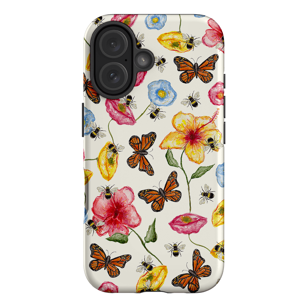 Butterflies & Bees Printed Phone Cases iPhone 16 / Armoured by BG. Studio - The Dairy