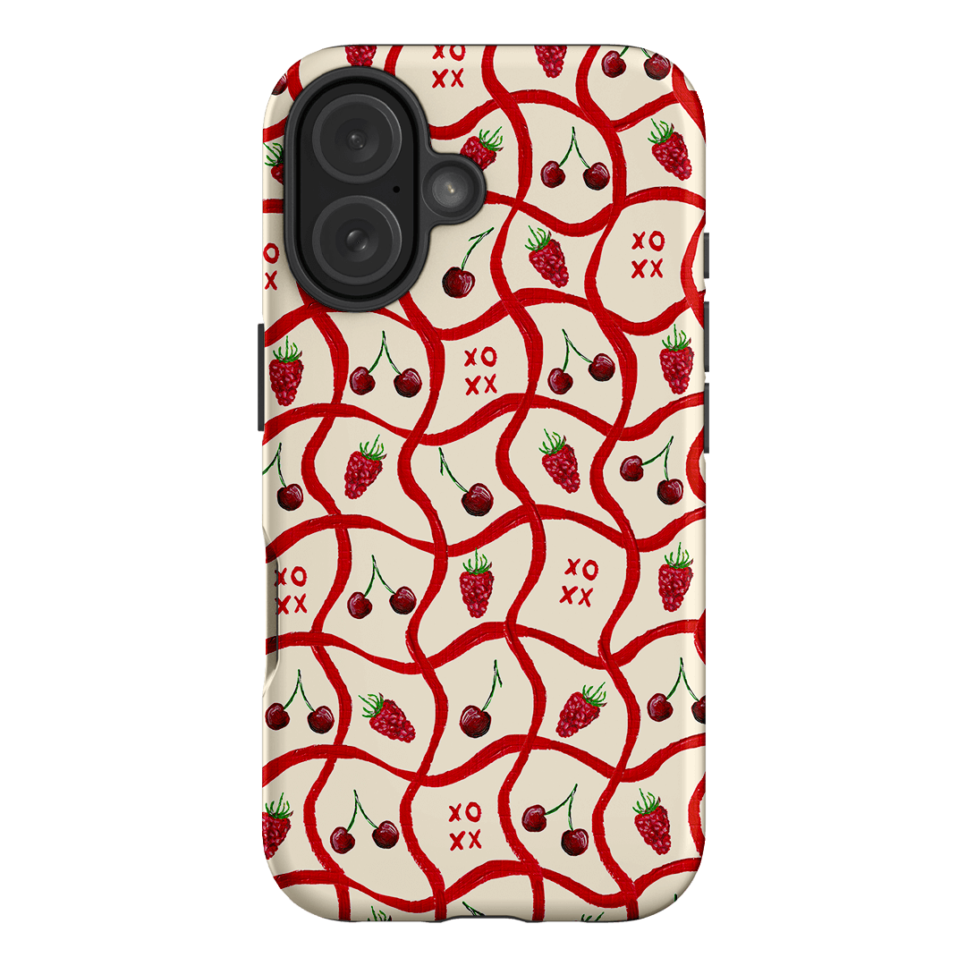 Cherries & Berries Printed Phone Cases iPhone 16 / Armoured by BG. Studio - The Dairy