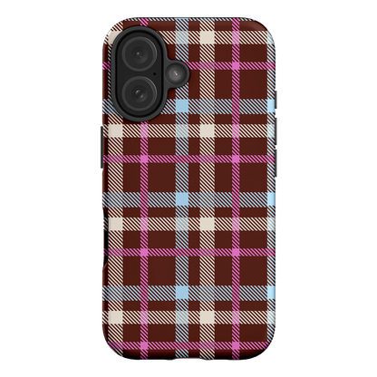 Confetti Plaid Printed Phone Cases iPhone 16 / Armoured by The Dairy - The Dairy
