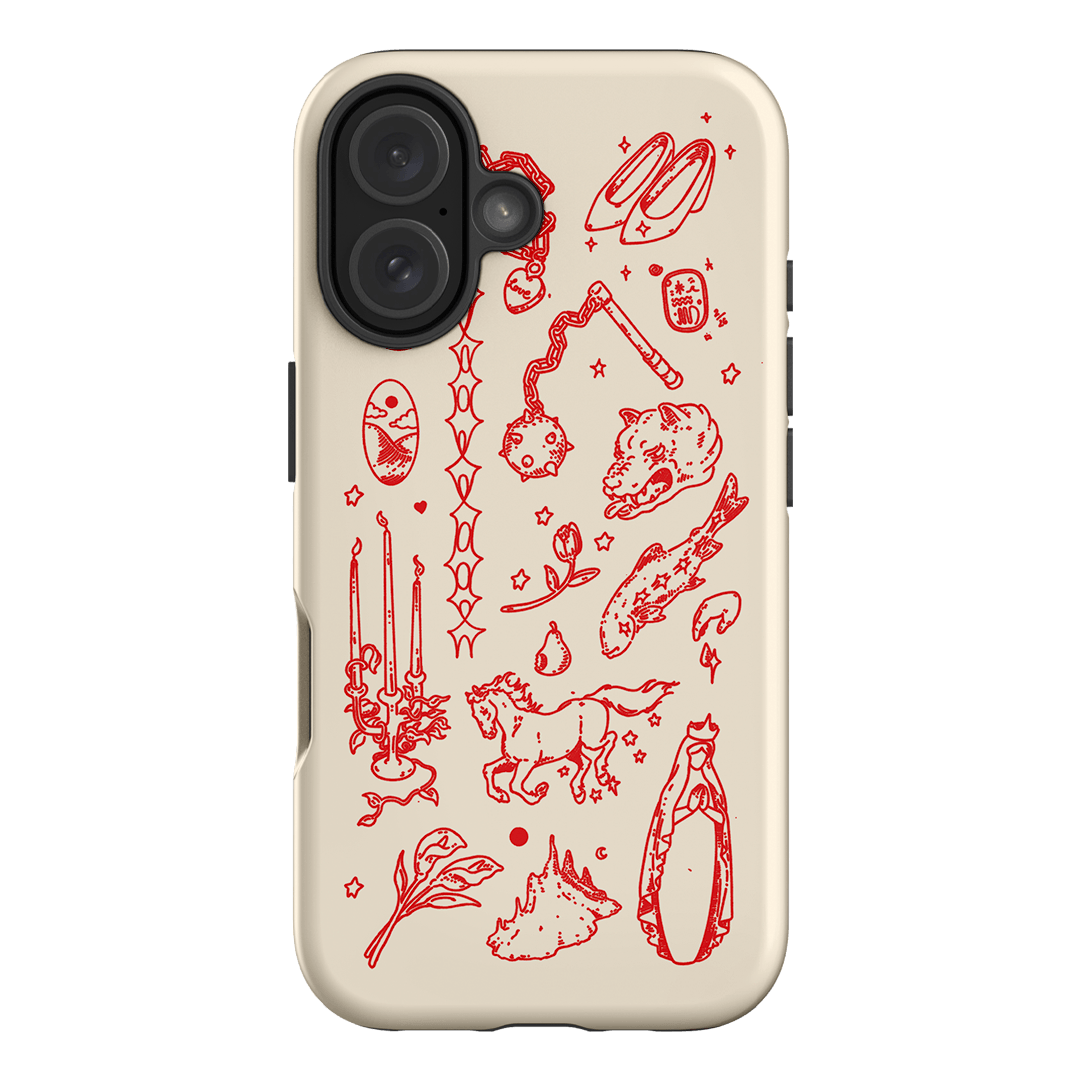 Dreamcore Cream Printed Phone Cases iPhone 16 / Armoured by Easty Beasty - The Dairy
