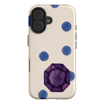 February Amethyst Printed Phone Cases iPhone 16 / Armoured by Joiana - The Dairy