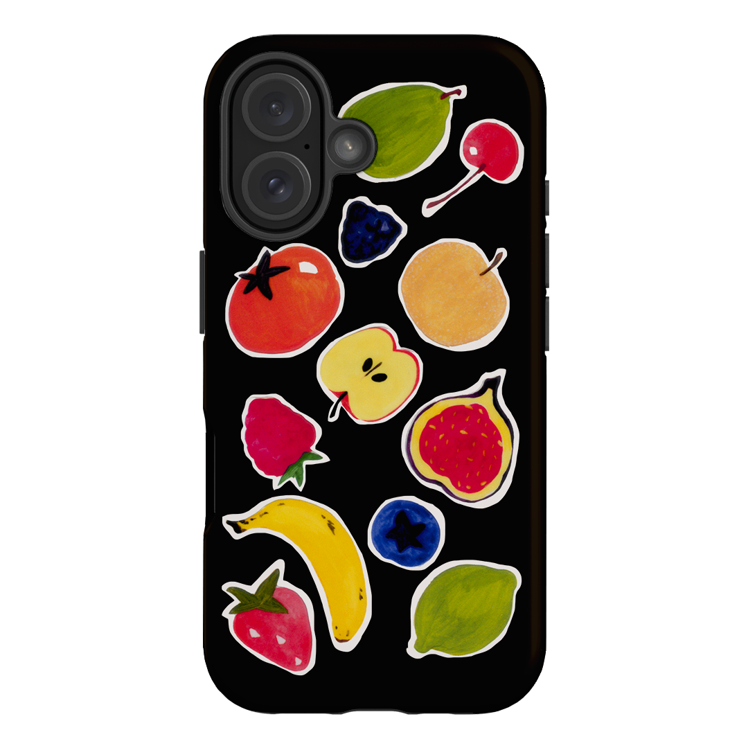 Fruit Stickers Printed Phone Cases iPhone 16 / Armoured by Studio Bon - The Dairy