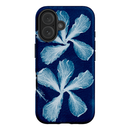 Hibiscus Cyanotype Printed Phone Cases iPhone 16 / Armoured by Sally Hungerford - The Dairy