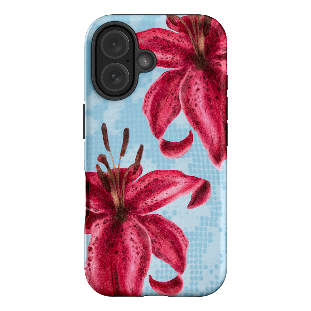 Lillies Printed Phone Cases iPhone 16 / Armoured by Sally Hungerford - The Dairy