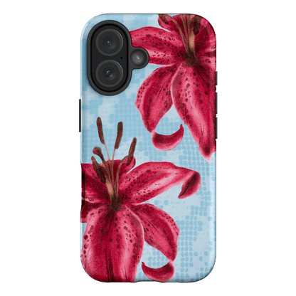 Lillies Printed Phone Cases iPhone 16 / Armoured by Sally Hungerford - The Dairy