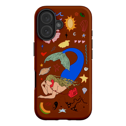 Mermaid Salad Chocolate Printed Phone Cases iPhone 16 / Armoured by Easty Beasty - The Dairy