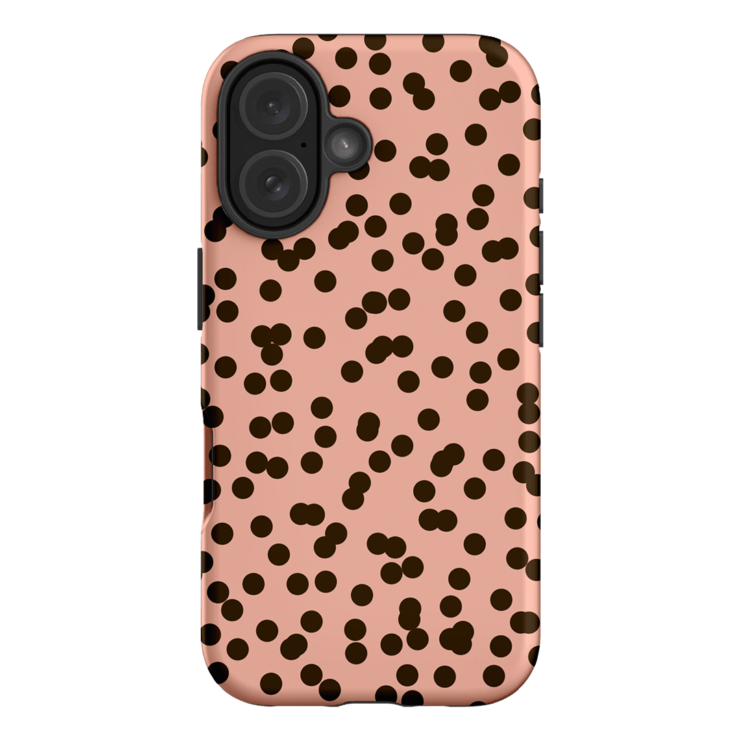Mini Confetti Pink Chocolate Printed Phone Cases iPhone 16 / Armoured by Veronica Tucker - The Dairy