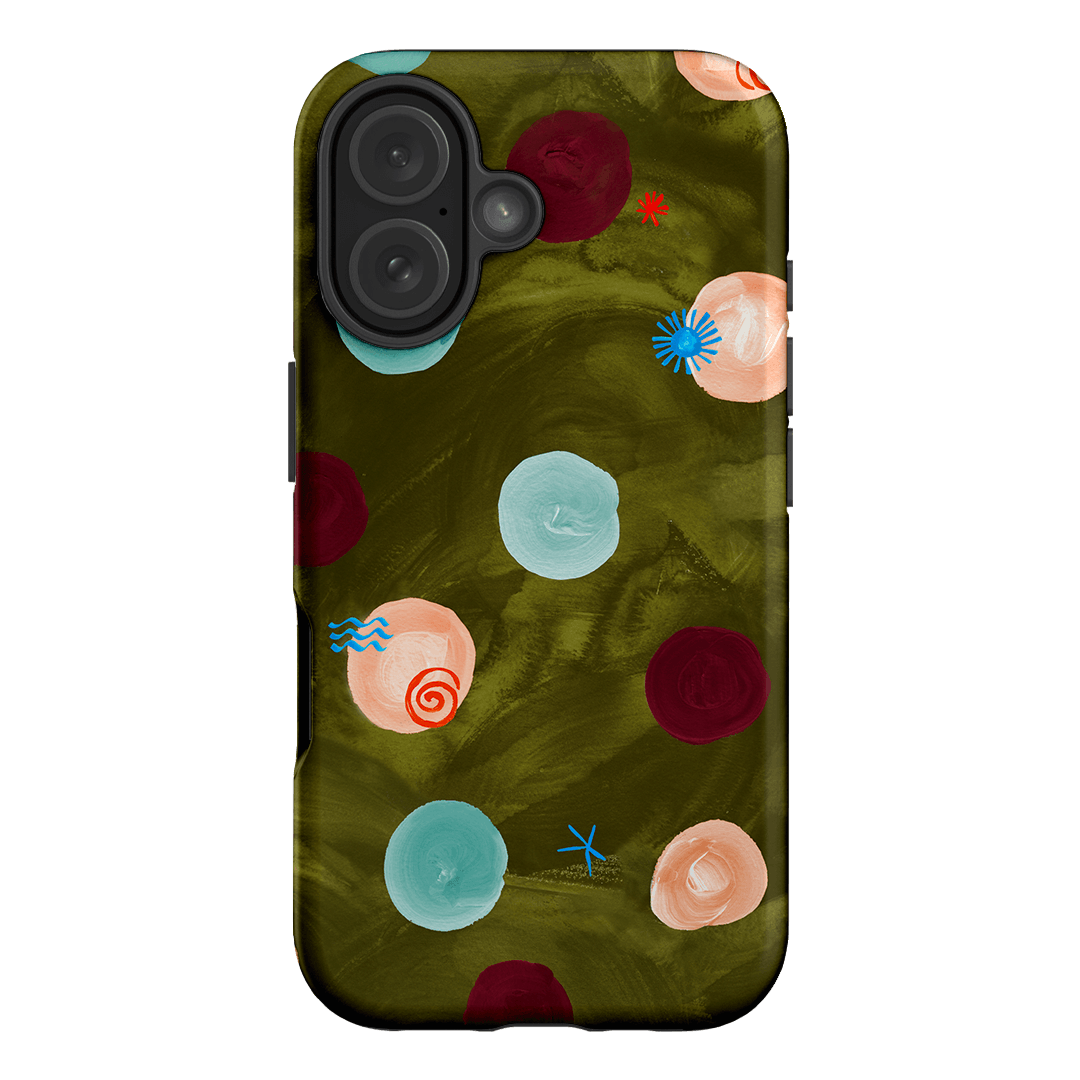 Olive Spot Printed Phone Cases iPhone 16 / Armoured by Charlie Taylor - The Dairy