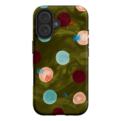 Olive Spot Printed Phone Cases iPhone 16 / Armoured by Charlie Taylor - The Dairy