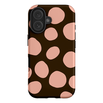 Pebbles Chocolate Pink Printed Phone Cases iPhone 16 / Armoured by Veronica Tucker - The Dairy