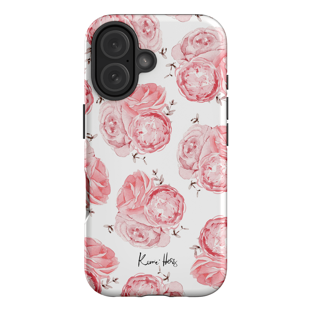 Peony Rose Printed Phone Cases iPhone 16 / Armoured by Kerrie Hess - The Dairy