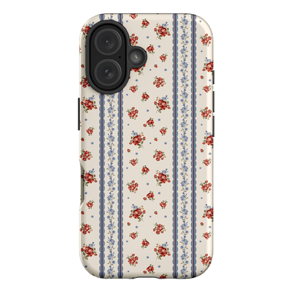 Rose Stripe Printed Phone Cases iPhone 16 / Armoured by Kasiags Art - The Dairy