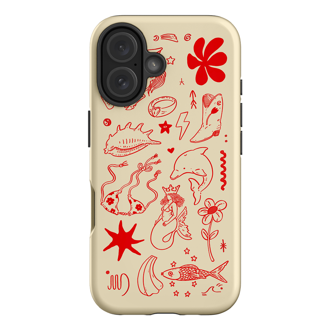 Spiced Cowboy Cream Printed Phone Cases iPhone 16 / Armoured by Easty Beasty - The Dairy