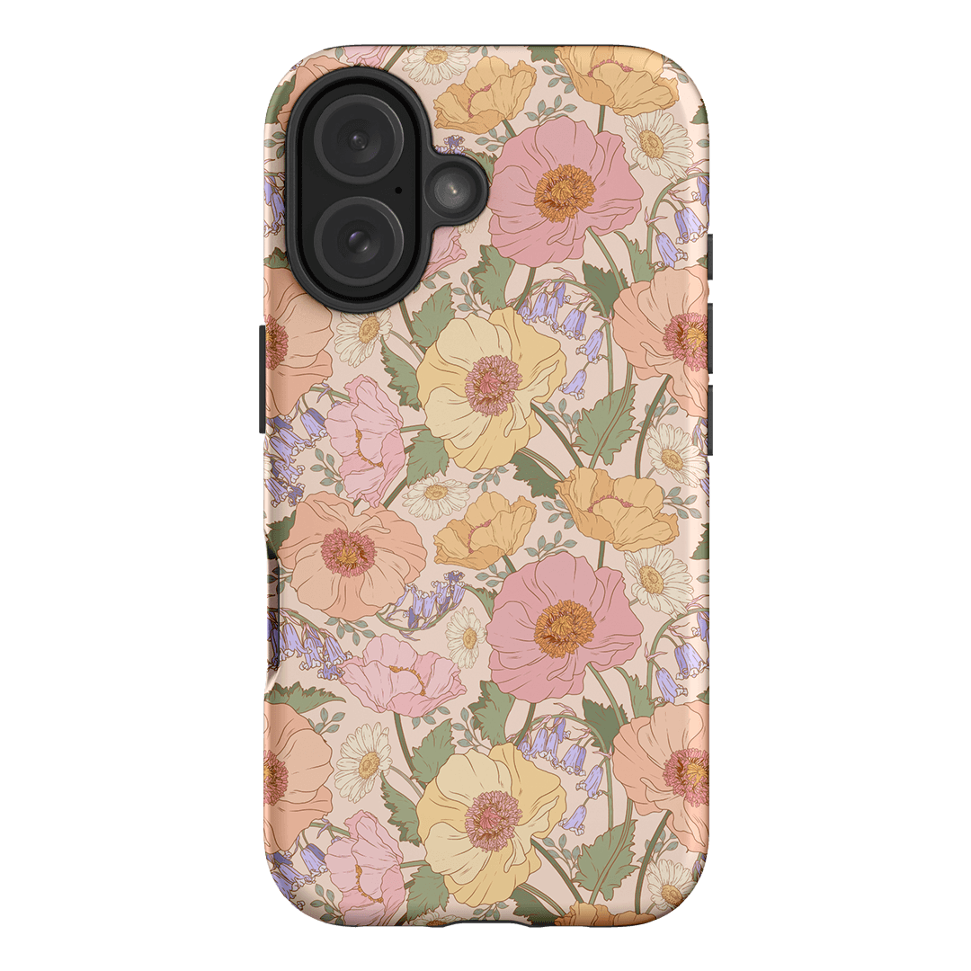 Spring Poppy Printed Phone Cases iPhone 16 / Armoured by Kasiags Art - The Dairy