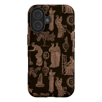 Symposium Burnt Umber Printed Phone Cases iPhone 16 / Armoured by Veronica Tucker - The Dairy