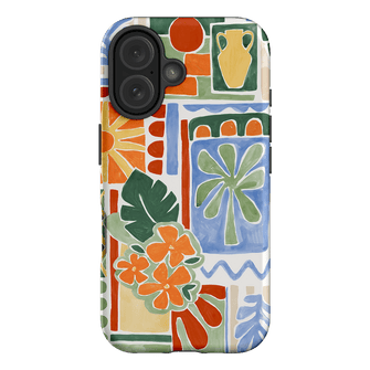 Tropicana Tile Printed Phone Cases iPhone 16 / Armoured by Charlie Taylor - The Dairy