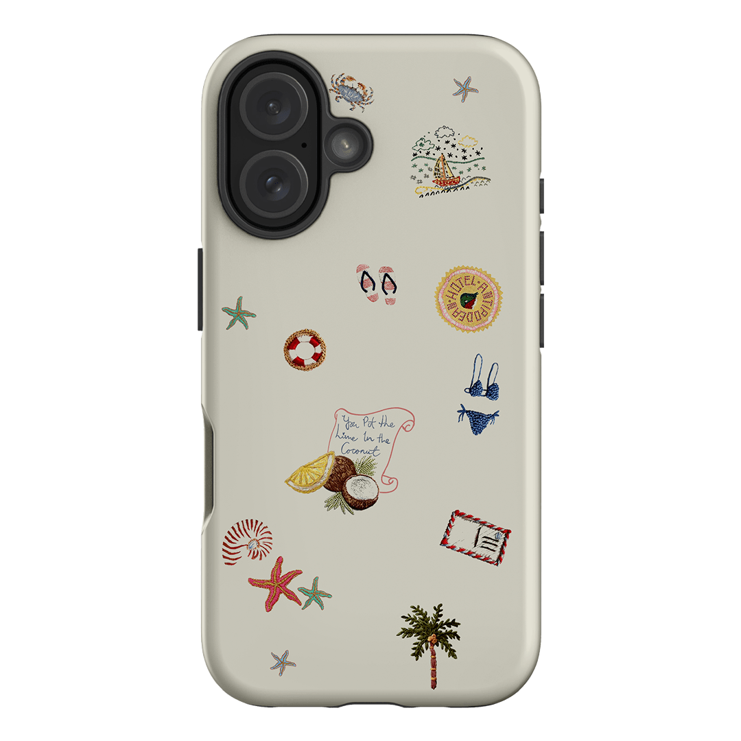 Vacay All Day Cream Printed Phone Cases by Antipodean - The Dairy