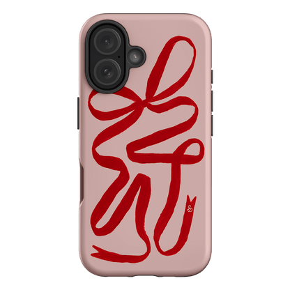 Valentine Ribbon Printed Phone Cases iPhone 16 / Armoured by Jasmine Dowling - The Dairy
