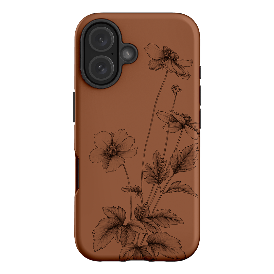 Windflowers Study Printed Phone Cases iPhone 16 / Armoured by Typoflora - The Dairy