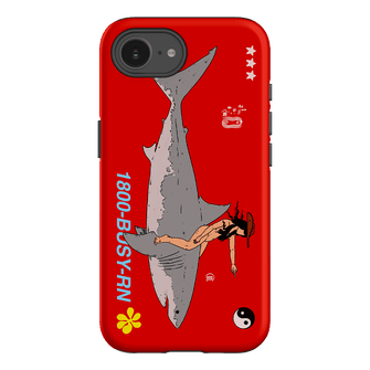 1800-Busy Rn in Red Printed Phone Cases iPhone 16E / Armoured by Easty Beasty - The Dairy