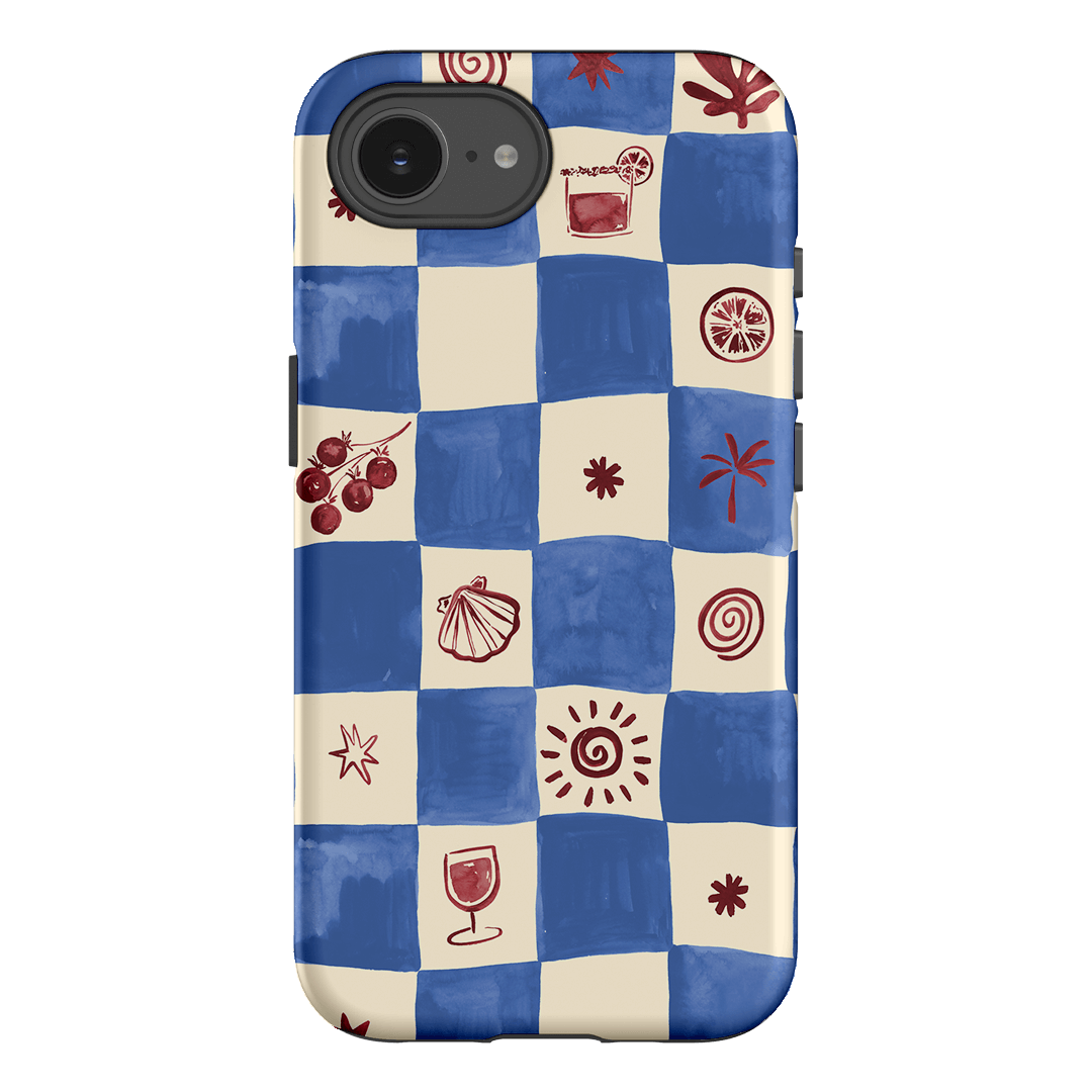 Afternoon Mezze Cornflower Printed Phone Cases iPhone 16E / Armoured by Charlie Taylor - The Dairy